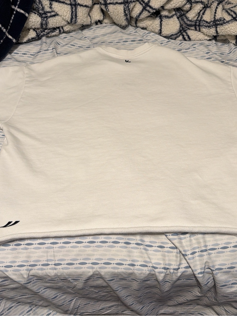 YoungLA White Short Sleeve Crewneck Tee with Small Logo - Picture 2 of 3